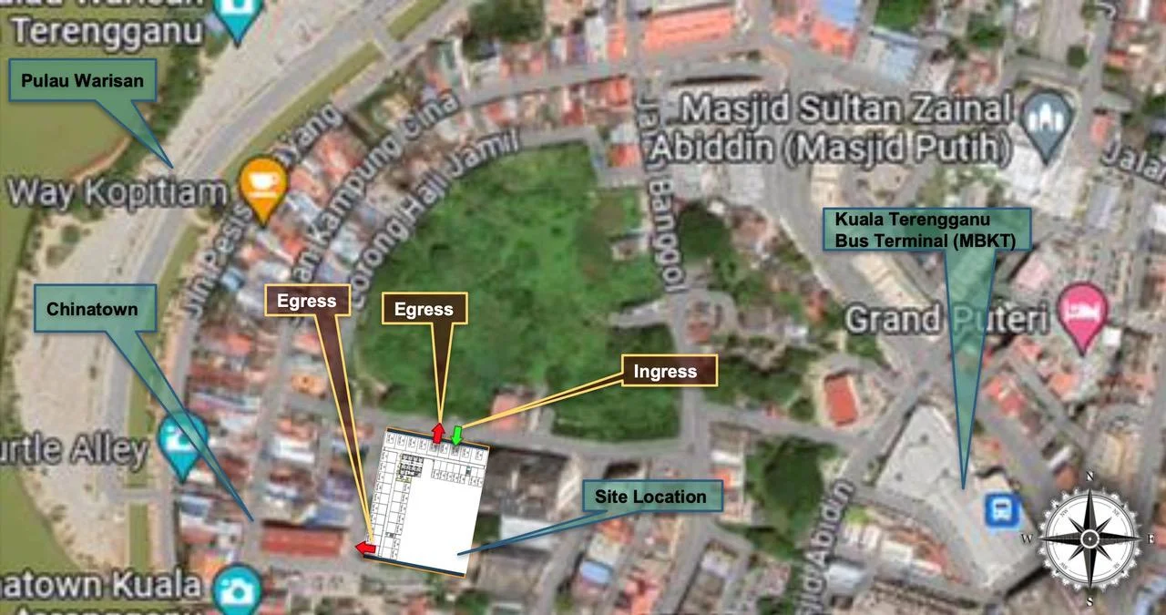 Site And Location 2 | Qubaz Suites Kuala Terengganu